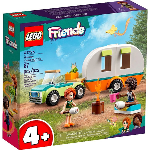Lego Friends Viagem De Ferias Para Acampar 41726 87pcs