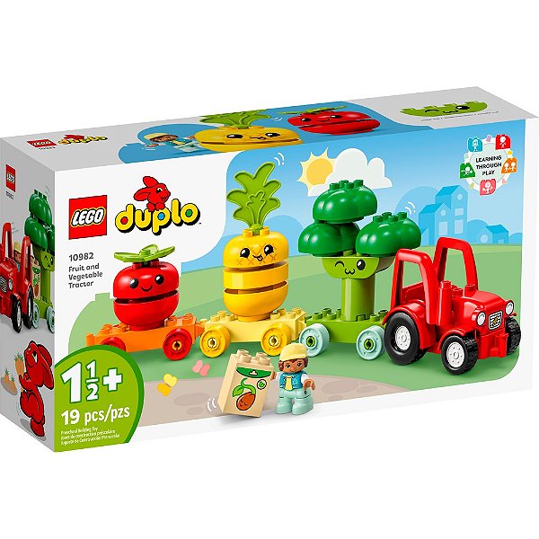 Lego Duplo Trator De Verduras E Frutas 10982 19pcs