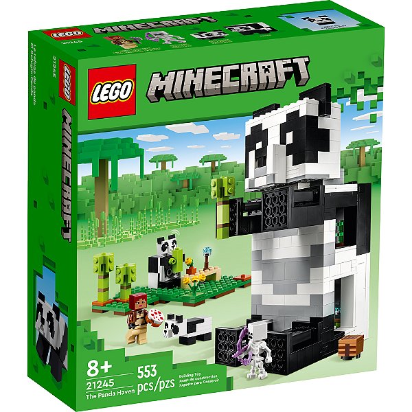 Lego Minecraft O Refugio Do Panda 21245 553pcs