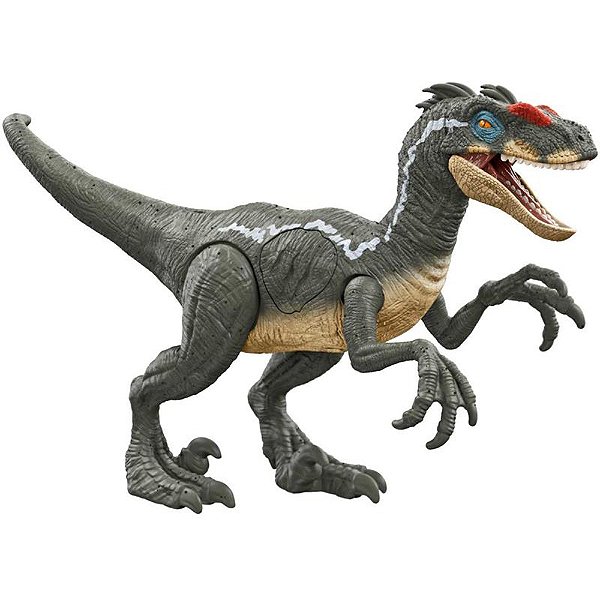 Boneco Mattel Jurassic World Epic Attack Velociraptor HNC11