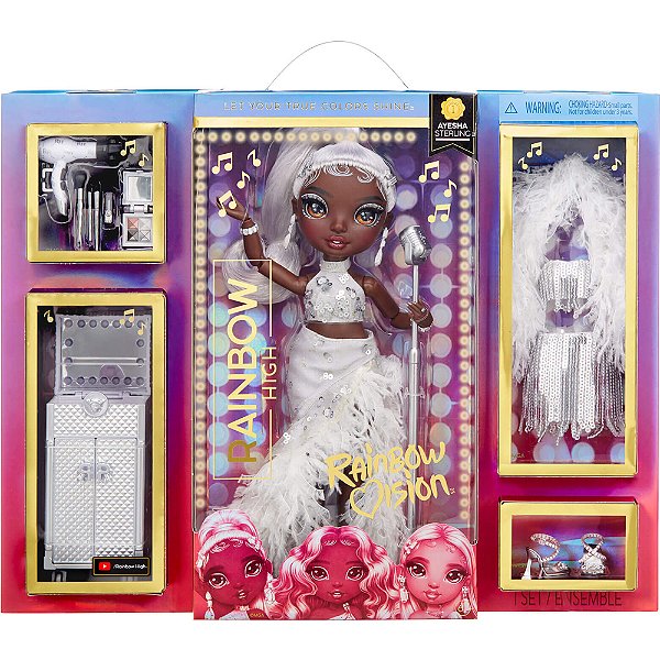Boneca Rainbow High Vision Ayesha Sterling