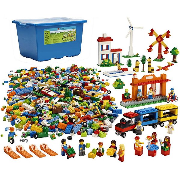 Lego Education Conjunto Inicial Comunidade 9389 1907 peças