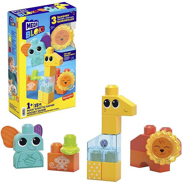 Mega Bloks Mattel Safari Rock n Roll HKN42 15PCS
