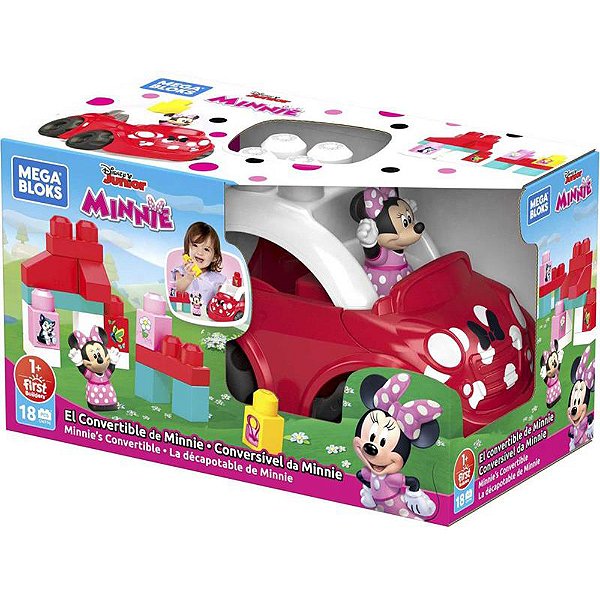 Mega Bloks Mattel Disney Conversivel Da Minnie GWF96 18pcs