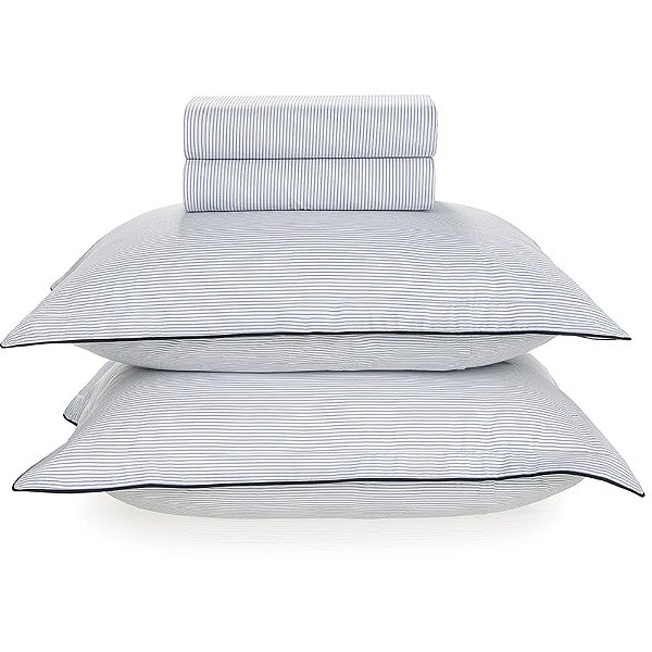 Jogo de Cama Karsten Amalia 180 Fios 4 Peças Queen Branco