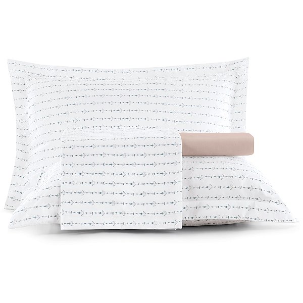 Jogo de Cama Altenburg Wild Flora TA 4 Peças Queen Branco