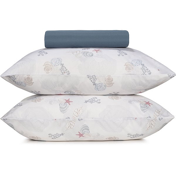 Jogo de Cama Altenburg Marina TA 3 Peças Queen Branco