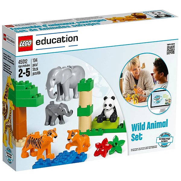Lego Education Animais Selvagens 45012 104 Peças