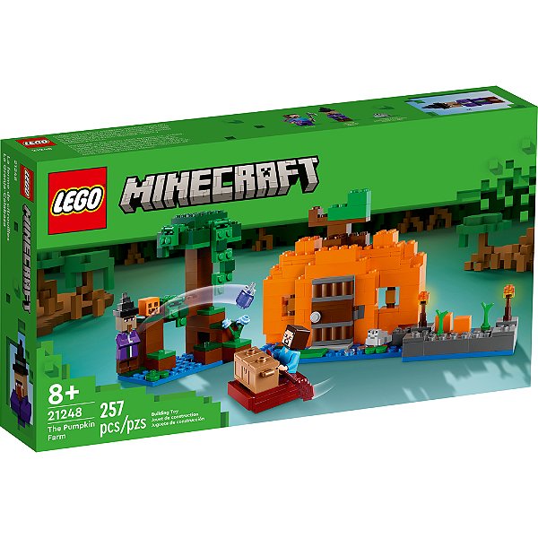 Lego Minecraft a Fazenda de Abobora 21248 257pcs