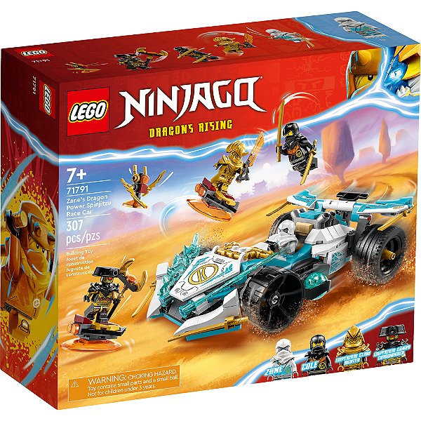 Lego Ninjago Carro Spinjitzu Poder Dragao Zane 71791 307pcs