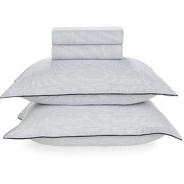 Jogo de Cama Karsten Amalia 180 Fios 4 Peças King Branco