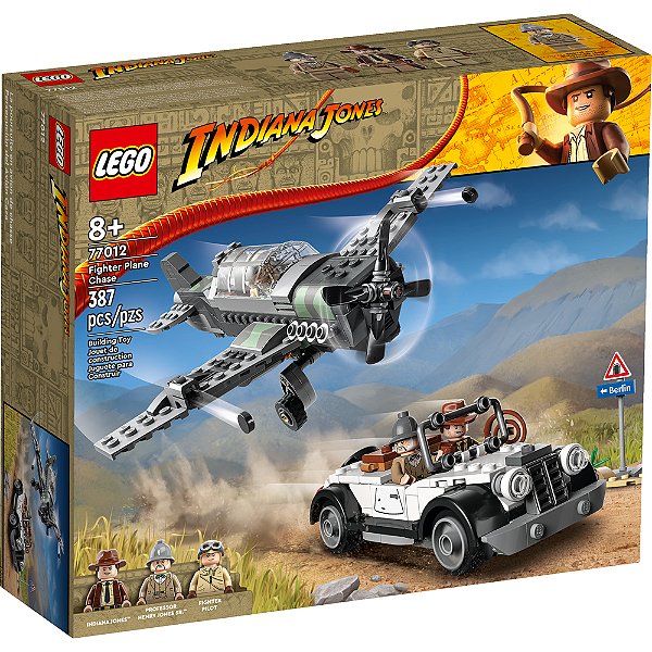 Lego Indiana Jones Perseguição de Avião de Caça 77012 387pcs