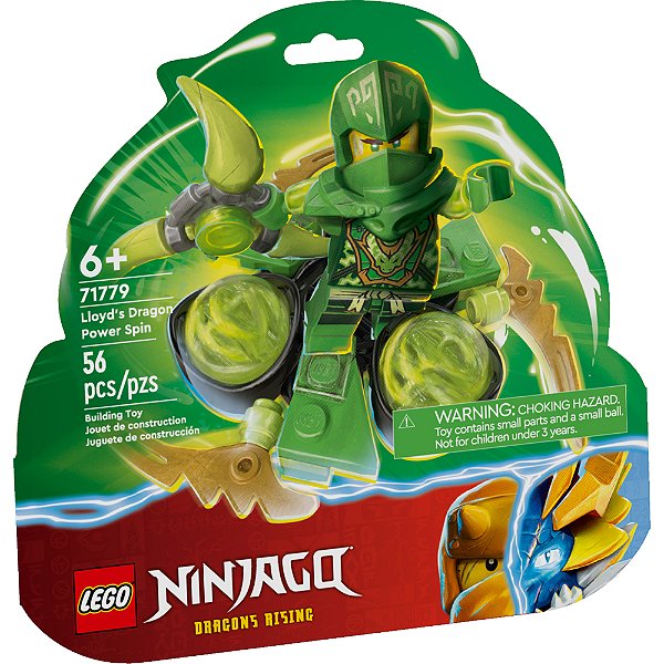 Lego Ninjago Giro Spinjitzu Poder Dragão Lloyd 71779 56pcs