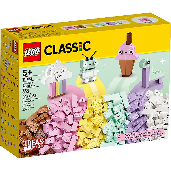 Lego Classic Diversão Pastel Criativa 11028 333pcs