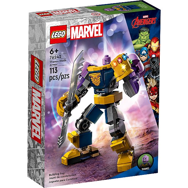 Lego Super Heroes Armadura Robo de Thanos 76242 113pcs