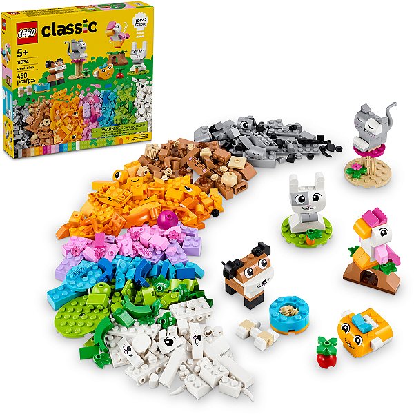 Lego Classic Animais de Estimação Criativos 11034 450pcs