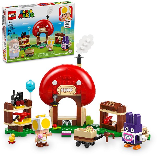Lego Super Mario Exp Nabbit na Loja do Toad 71429 230pcs