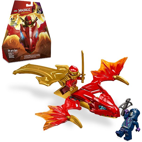 Lego Ninjago Ataque Dragão Ascendente do Kai 71801 24pcs
