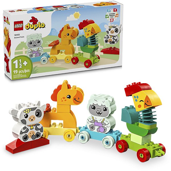 Lego Duplo Trem De Animais 10412 19pcs
