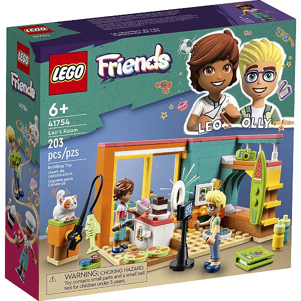 Lego Friends O Quarto do Leo 41754 203pcs