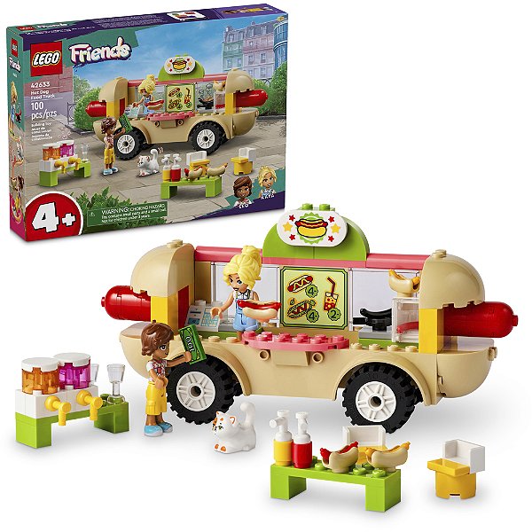 Lego Friends Food Truck de Cachorro Quente 42633 100pcs