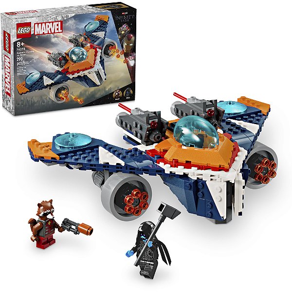 Lego Super Heroes Warbird do Rocket e Ronan 76278 290pcs