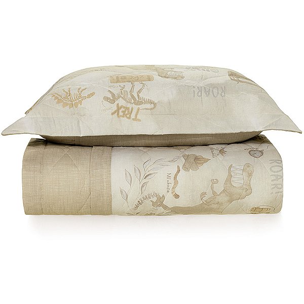 Jogo de Colcha Karsten Rex 200 Fios 2 Peças Solteiro Marrom