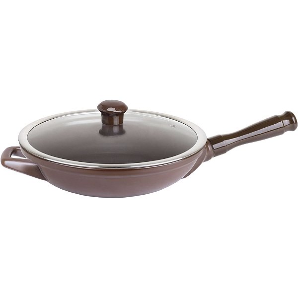 Frigideira Ceraflame Duo 28cm 2000ml Marrom Chocolate