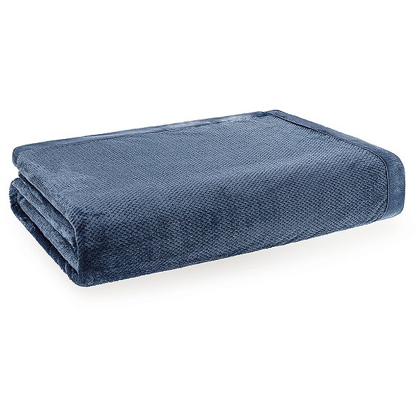 Manta Karsten Prades Fleece Casal Azul