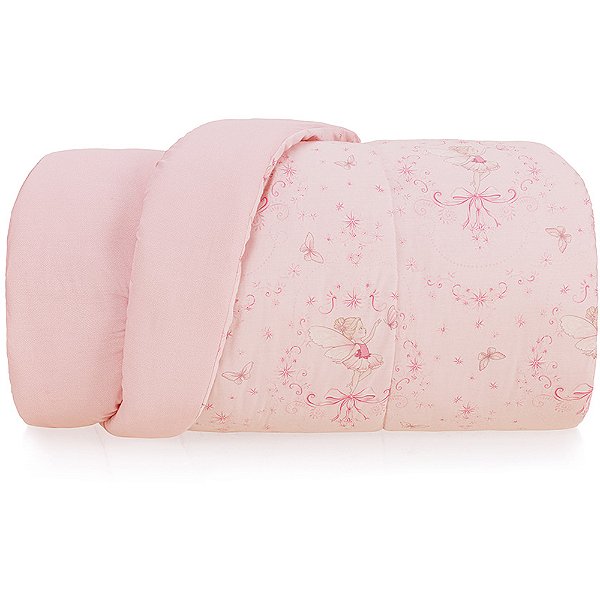 Edredom Karsten Laila II 200 Fios Solteiro Rosa