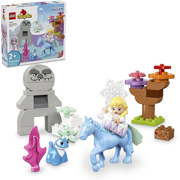 Lego Duplo Elsa e Bruni Na Floresta Encantada 10418 31pcs