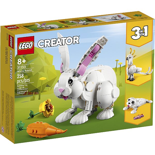 Lego Creator Coelho Branco 31133 258pcs