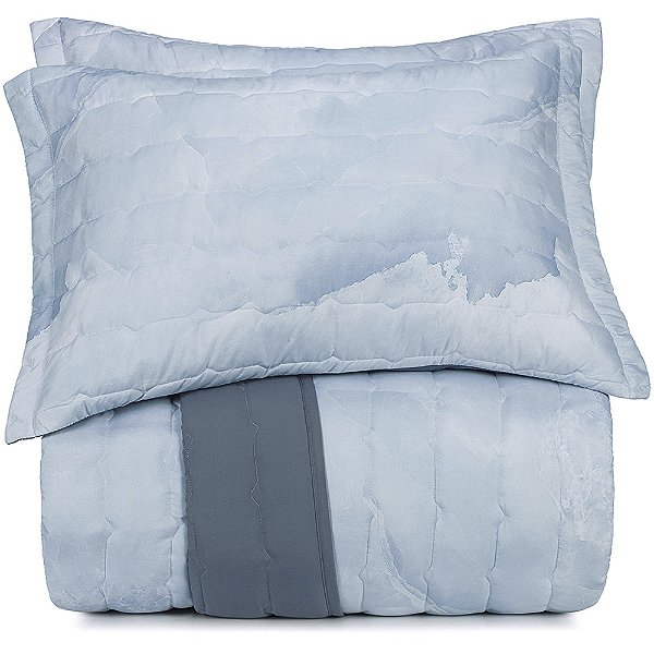 Jogo de Colcha Altenburg Agua Marinha TA 3 Peças Queen Azul