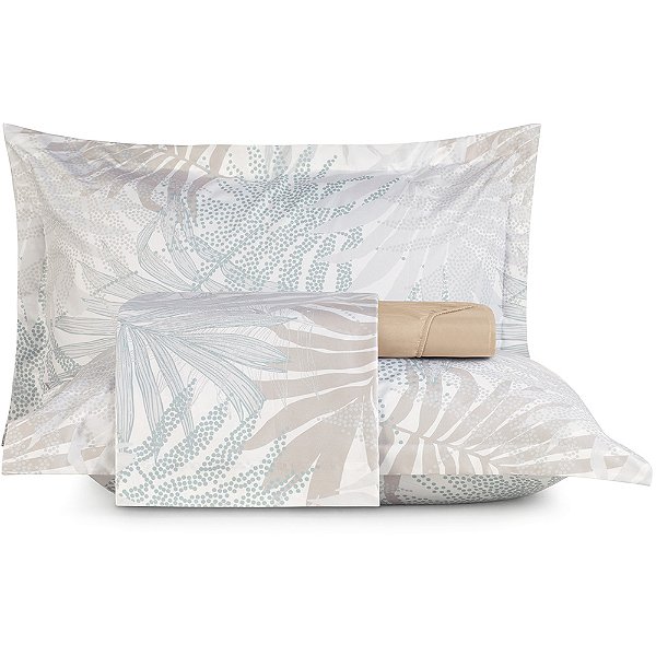 Jogo de Cama Altenburg Foret TA 4 Peças Casal Bege