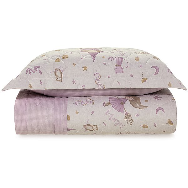 Jogo de Colcha Karsten Fantasia 200 Fios 2 Peças Solteiro