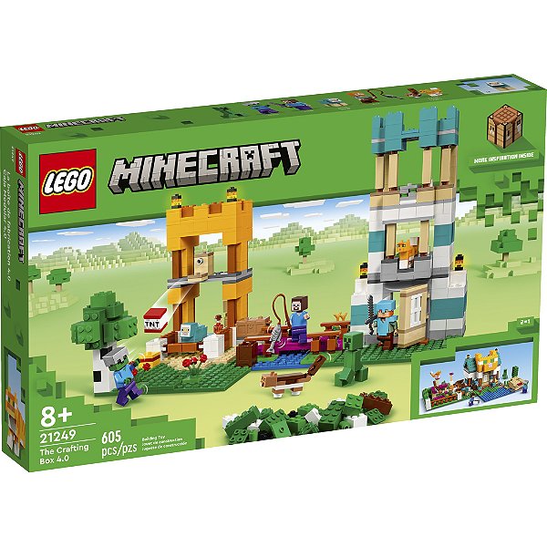 Lego Minecraft A Caixa de Crafting 4 21249 605pcs
