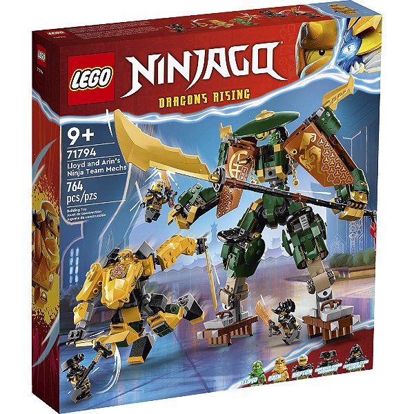 Lego Ninjago Robos da Equipe Ninja Lloyd e Arin 71794 764pcs