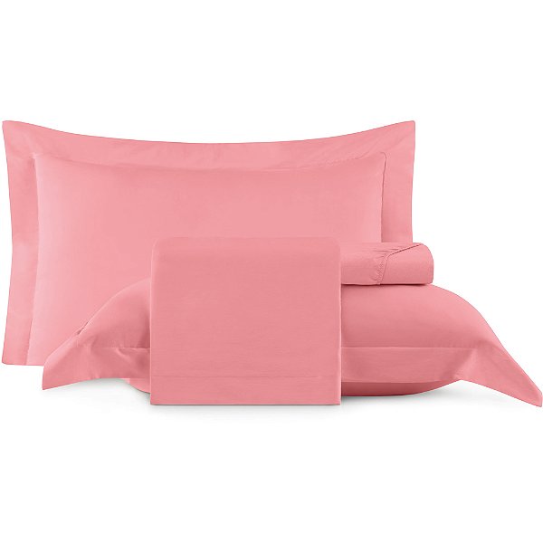 Jogo de Cama Altenburg Four Season TA 4 Peças Queen Rosa