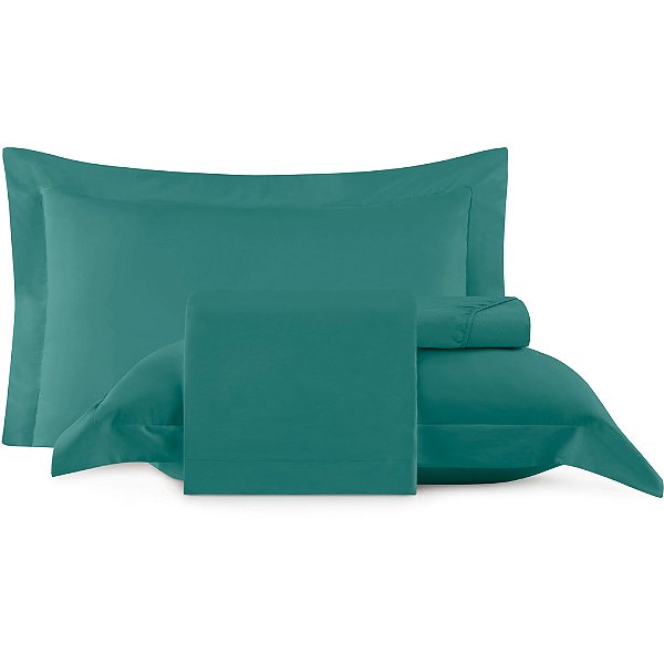 Jogo de Cama Altenburg Pesto TA 4 Peças Queen Verde