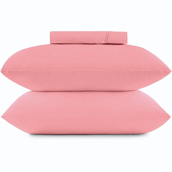 Jogo de Cama Altenburg Four Season TA 3 Peças Queen Rosa