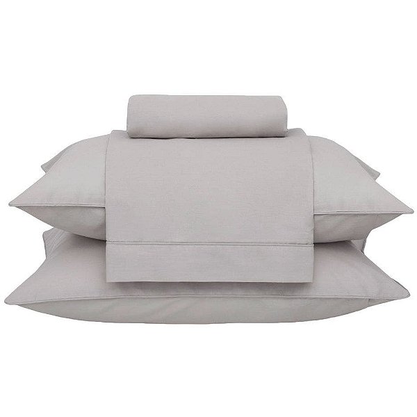 Jogo de Cama Buddemeyer Basic Percalle 4 Peças Queen Bege