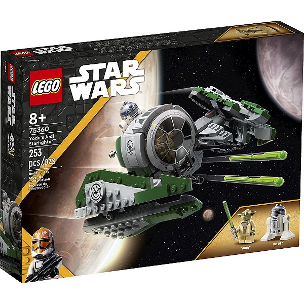Lego Star Wars Caça Estelar Jedi do Yoda 75360 com 253pcs