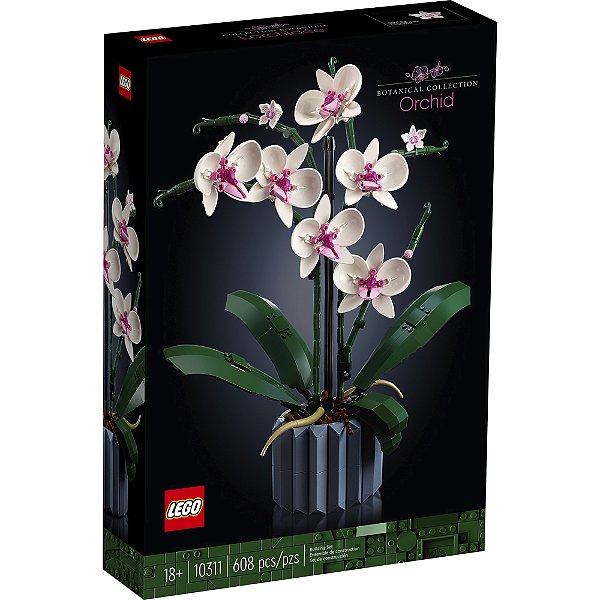 Lego Botanical Orquidea 10311 com 608pcs