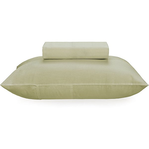 Jogo de Cama Karsten Matiza 160 Fios 2 Peças Solteiro Verde