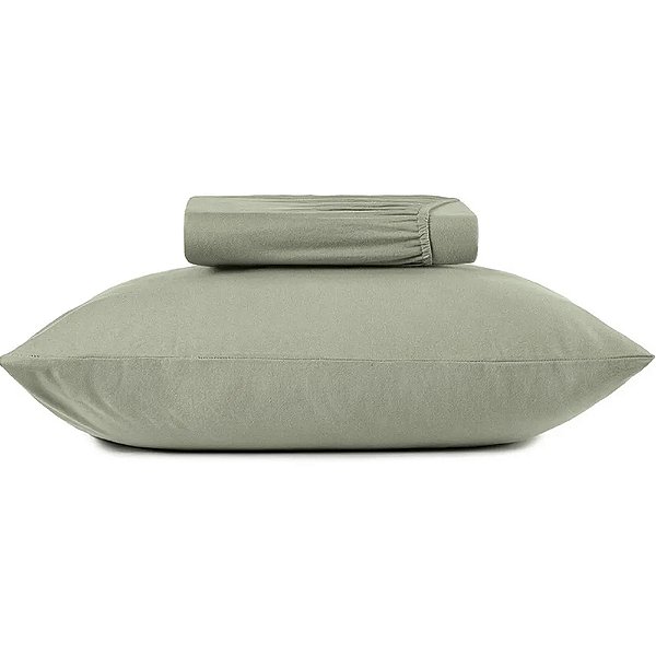 Jogo de Cama Altenburg Bond Malha 2 Peças Solteiro Verde