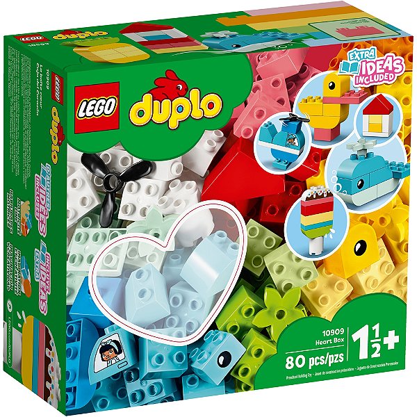 Lego Duplo Caixa Coração 10909 com 80pcs