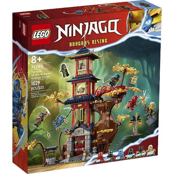 Lego Ninjago Templo de Energia do Dragão 71795 com 1029pcs