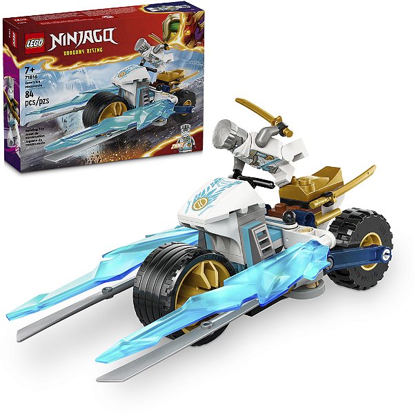 Lego Ninjago Moto de Gelo do Zane 71816 com 84pcs
