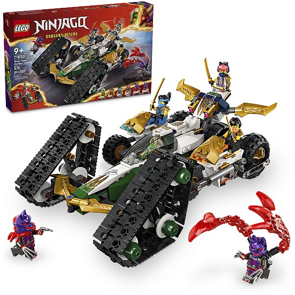 Lego Ninjago Veículo da Equipe Ninja 71820 com 576pcs