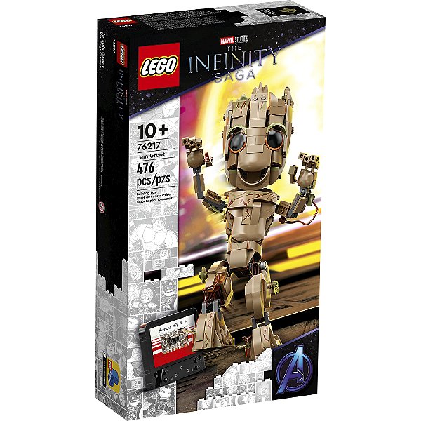 Lego Super Heroes Eu sou o Groot 76217 com 476pcs